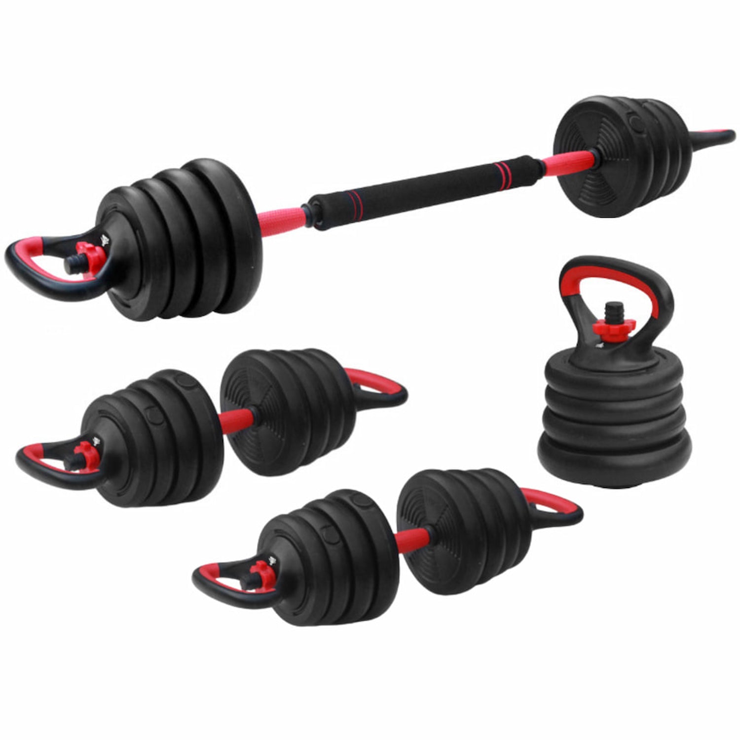 Fitpaddy Viktset 3-i-1 Justerbart 15 kg